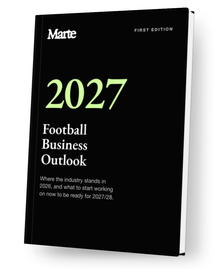 Cover of the Football Business Outlook 2027, first edition